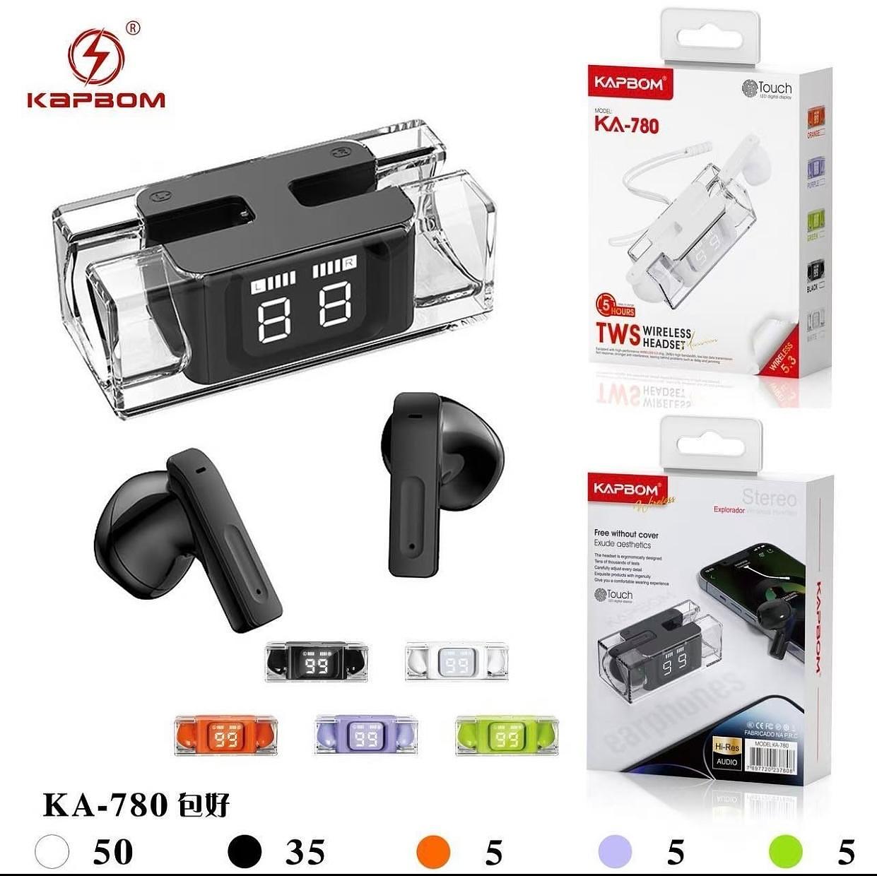 Imagem do produto FONE KA-780 BLUETOOTH