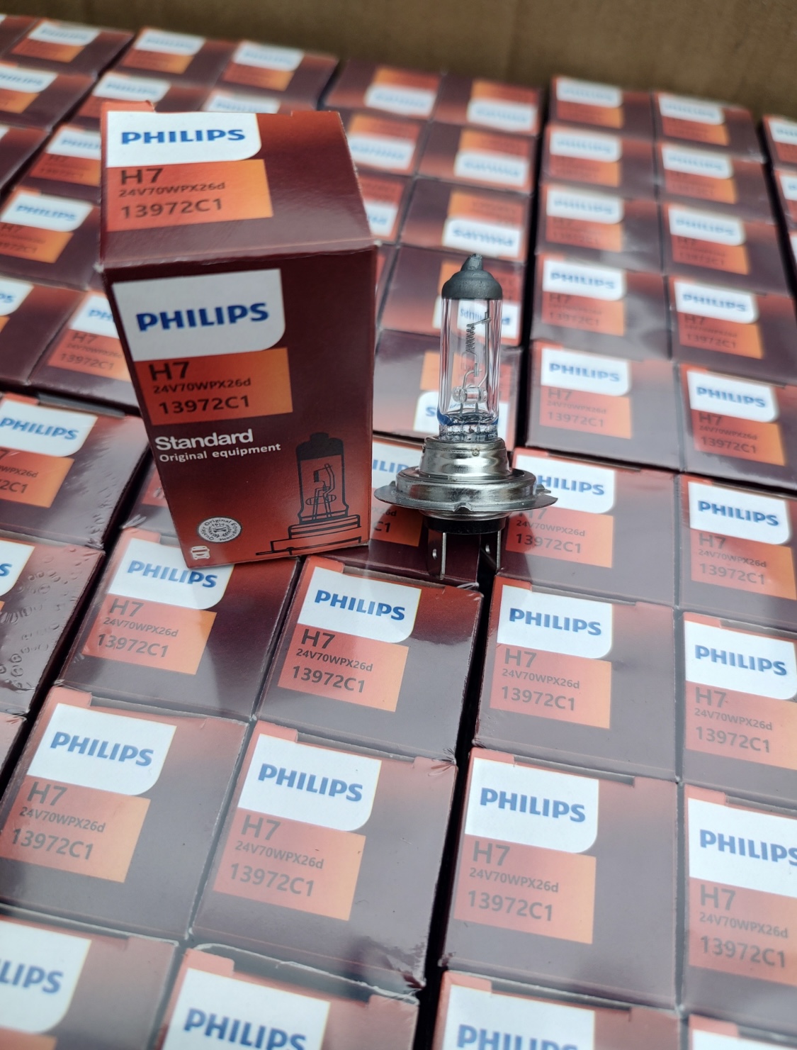 Imagem do produto KIT 10 LÂMPADAS PHILIPS H7 24V